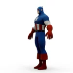 captain america 3d model_(3)