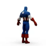 captain america 3d model_(4)