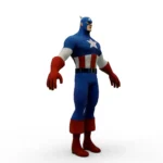 captain america 3d model_(7)