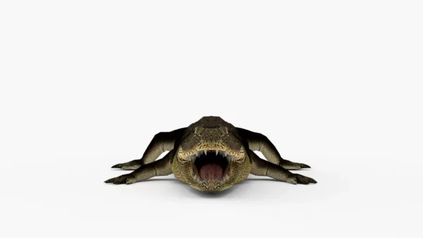 Crocodile Collection 3D Model Free Download 3D Model Creature Guard 7