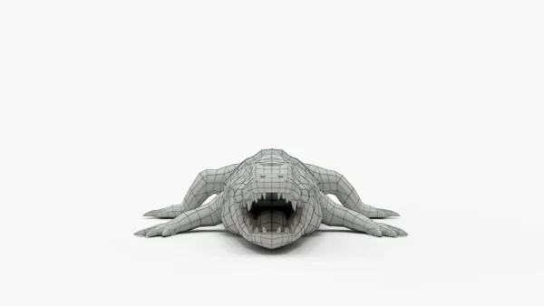 Crocodile Collection 3D Model Free Download 3D Model Creature Guard 21