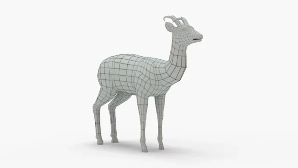 Deer 3D Model Free Download 3D Model Creature Guard 8