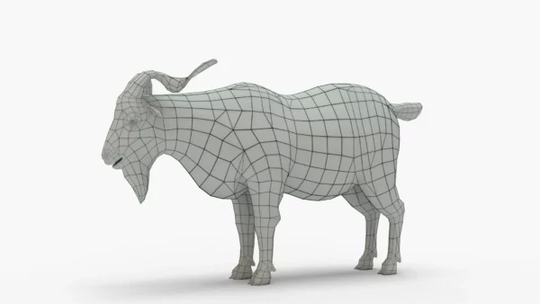 Goat 3D Model Free Download 3D Model Creature Guard 9