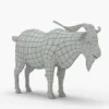 Goat 3D Model Free Download 3D Model Creature Guard 18