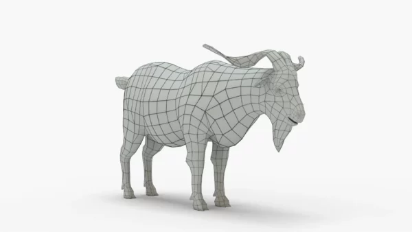 Goat 3D Model Free Download 3D Model Creature Guard 8