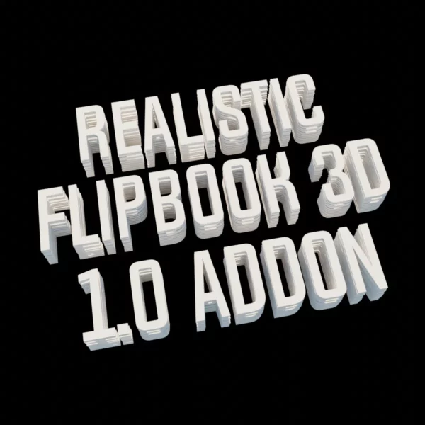Realistic Flipbook 3d 1.0 addon
