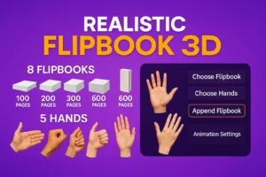 Realistic Flipbook 3D