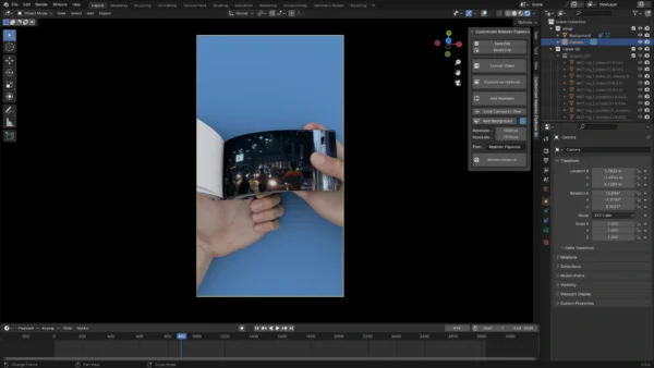 Realistic Flipbook 3D Addon v3.1