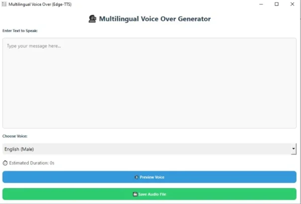Multilingual VoiceMaker
