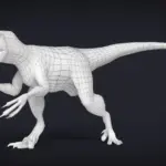 Atrociraptor Rigged Basemesh 3D Model