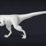 Atrociraptor Rigged Basemesh 3D Model