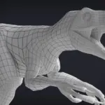 Atrociraptor Rigged Basemesh 3D Model
