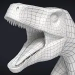 Atrociraptor Rigged Basemesh 3D Model