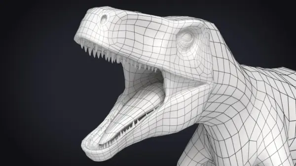 Atrociraptor Rigged Basemesh 3D Model
