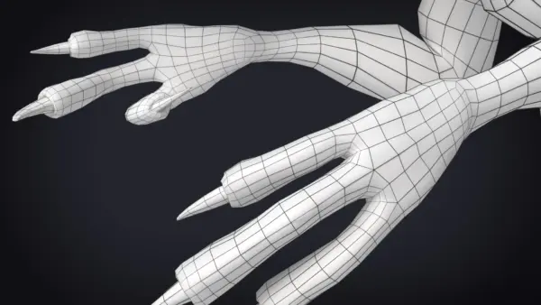Atrociraptor Rigged Basemesh 3D Model