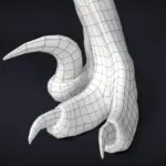 Atrociraptor Rigged Basemesh 3D Model