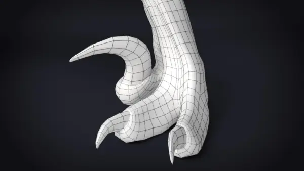Atrociraptor Rigged Basemesh 3D Model